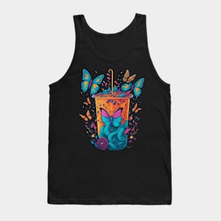 Fluttering Kaleidoscope: A Symphony of Butterflies Tank Top